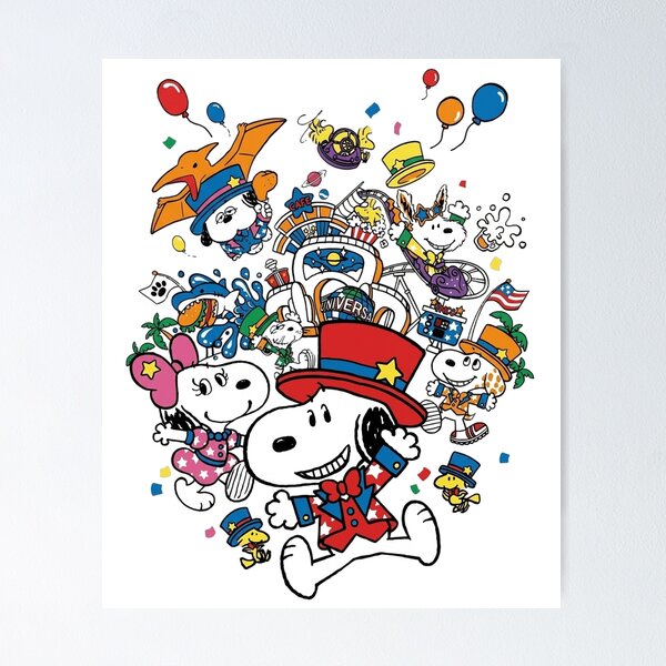 Item preview, Snoopy And Siblings Theme Park Carnival designed and sold by DamianRoy88.