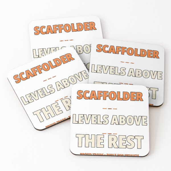 Item preview, Scaffolder Levels Above the Rest – Funny Scaffold Builder Gift designed and sold by WildHorizonArtDk.