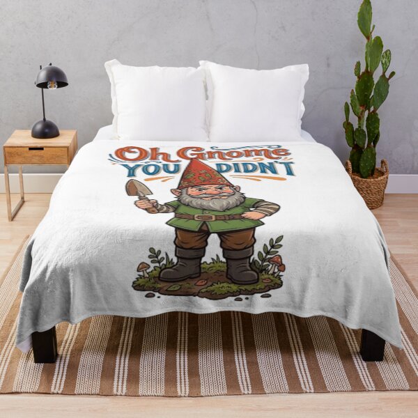 Item preview, Oh Gnome You Didn't Funny Gnome designed and sold by dreamkaistudios.