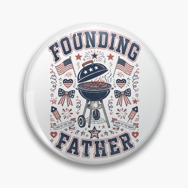 Item preview, Founding Father BBQ Grill 4th Of July Funny Founding Father Gear designed and sold by DynamicDesign.