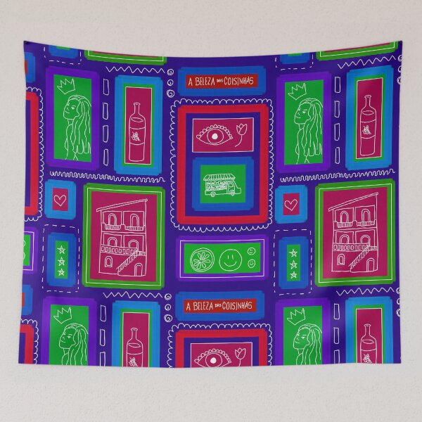 Item preview, Colorful Geometric Doodle 2 designed and sold by Clara Rennó.