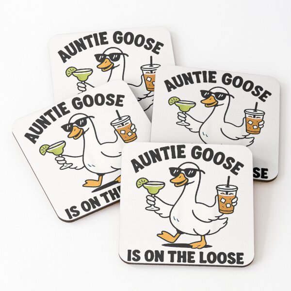 Item preview, Auntie Goose Is On The Loose Funny Aunt Vacation Humor designed and sold by Hugosploosh.