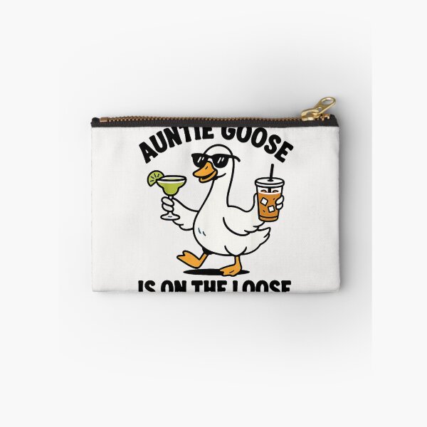 Item preview, Auntie Goose Is On The Loose Funny Aunt Vacation Humor designed and sold by Hugosploosh.