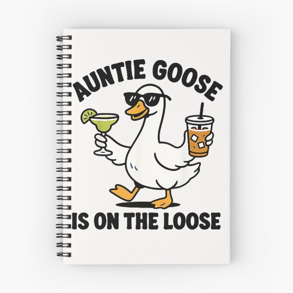 Item preview, Auntie Goose Is On The Loose Funny Aunt Vacation Humor designed and sold by Hugosploosh.