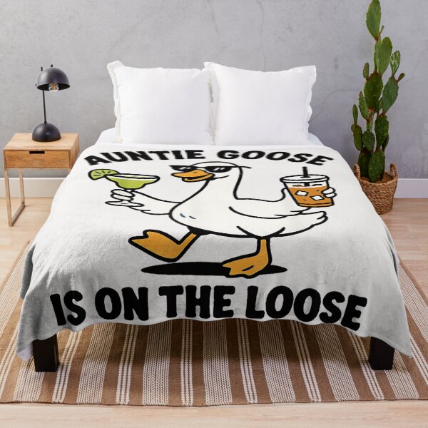 Item preview, Auntie Goose Is On The Loose Funny Aunt Vacation Humor designed and sold by Hugosploosh.