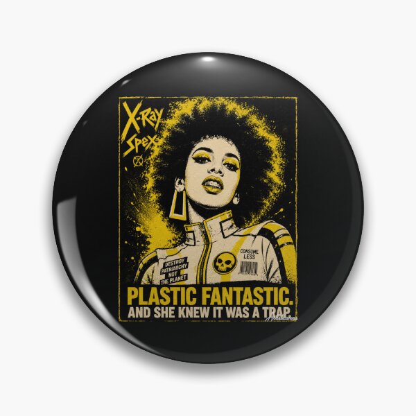 Item preview, Poly Styrene X-Ray Spex Punk Pop Screenprint Acid Yellow Art designed and sold by Artisticanvas.