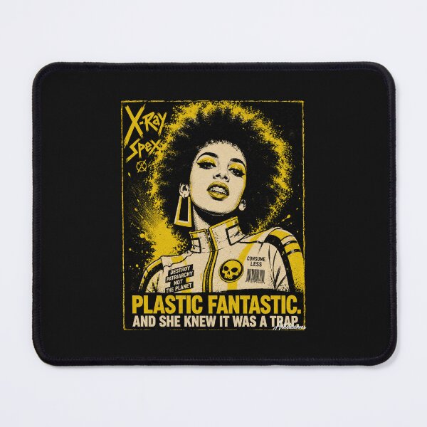 Item preview, Poly Styrene X-Ray Spex Punk Pop Screenprint Acid Yellow Art designed and sold by Artisticanvas.