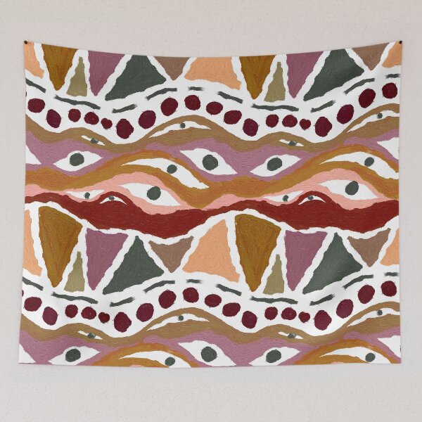 Item preview, Abstract Eye Brushstroke Painting designed and sold by Clara Rennó.