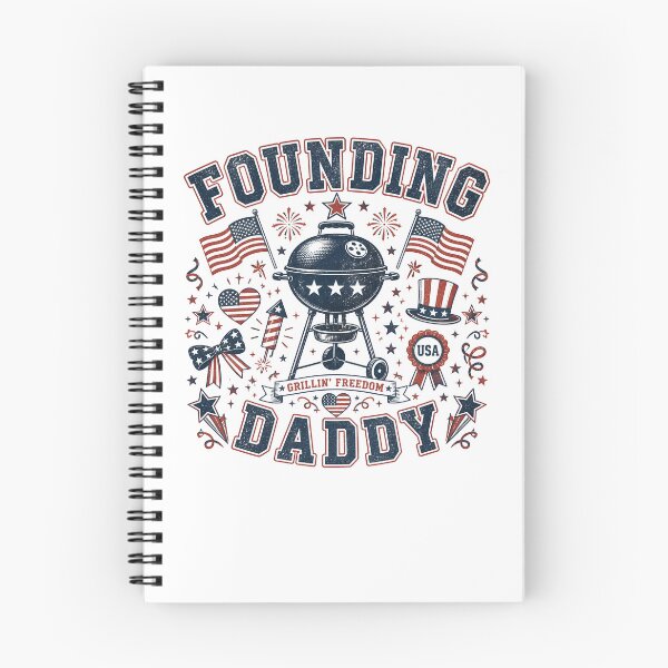 Item preview, Founding Daddy BBQ Grill 4th Of July Funny Founding Father Gear designed and sold by DynamicDesign.