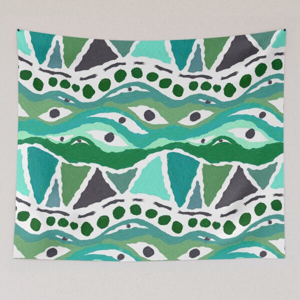Item preview, Abstract Eye Brushstroke Painting 2 designed and sold by Clara Rennó.