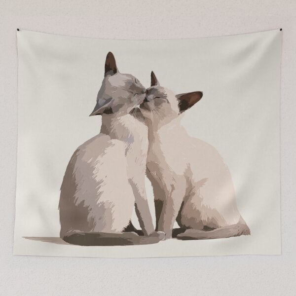 Item preview, Burmese cats designed and sold by bubblyrainbow.