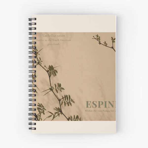 Item preview, Espinilho IX — Wild Tapestry – Botanical Branches Notebook Cover – Pampa Nature Inspired Design designed and sold by NaileyCreative.