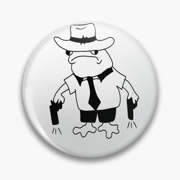 Item preview, Sheriff frog  designed and sold by Moon-And-Moth.