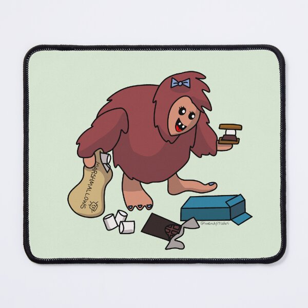 Item preview, Bigfoot Making S'mores designed and sold by Swendy Studios.