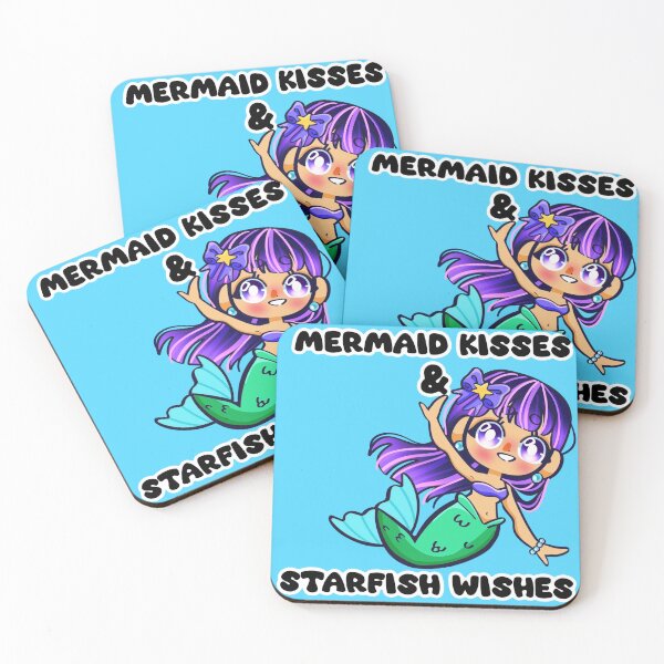 Item preview, Mermaid Kisses & Starfish wishes designed and sold by LadyKorieArt.