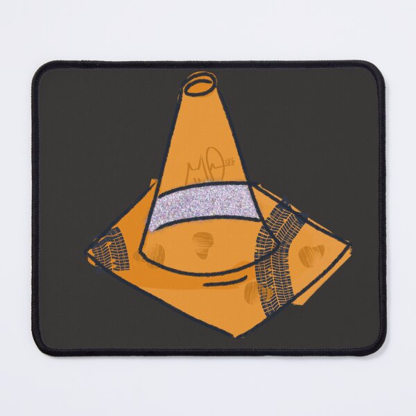 Item preview, traffic cone designed and sold by Anxiety Runners.