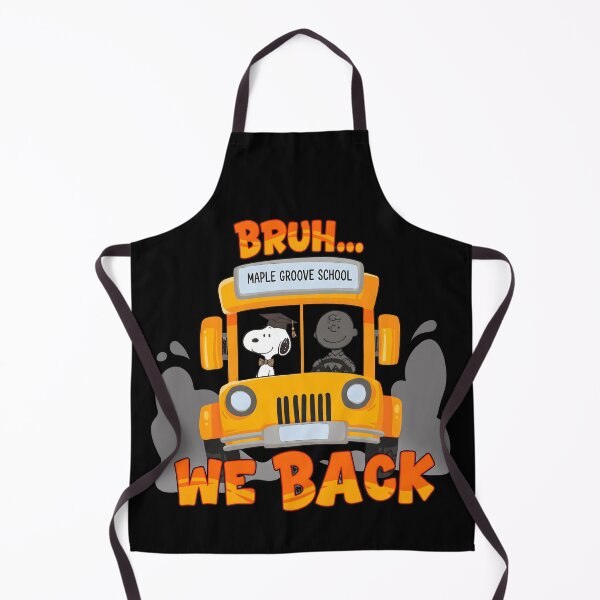 Item preview, Snoopy Bruh We Back To School Funny Bus designed and sold by DamianRoy88.