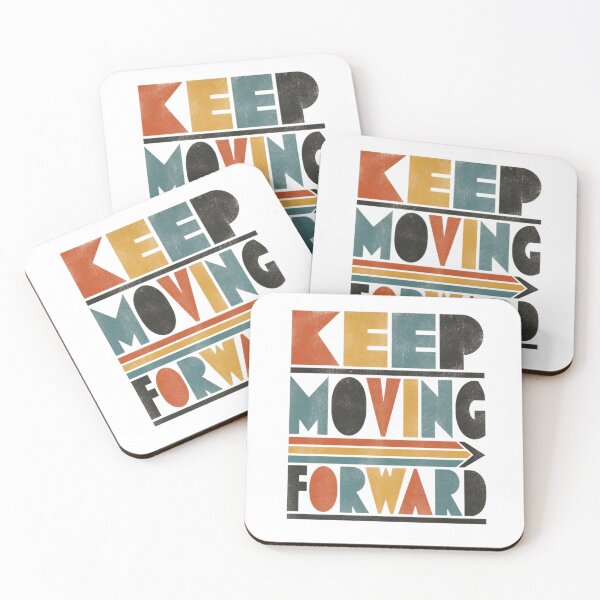 Item preview, Keep Moving Forward Retro Vintage Motivational Quote Arrow Typography T-Shirt designed and sold by redblink store.