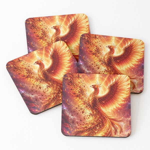 Item preview, Phoenix Rebirth - Epic Fire Bird Fantasy Art | Mythical Phoenix Rising designed and sold by DirtyGirlGraphics.