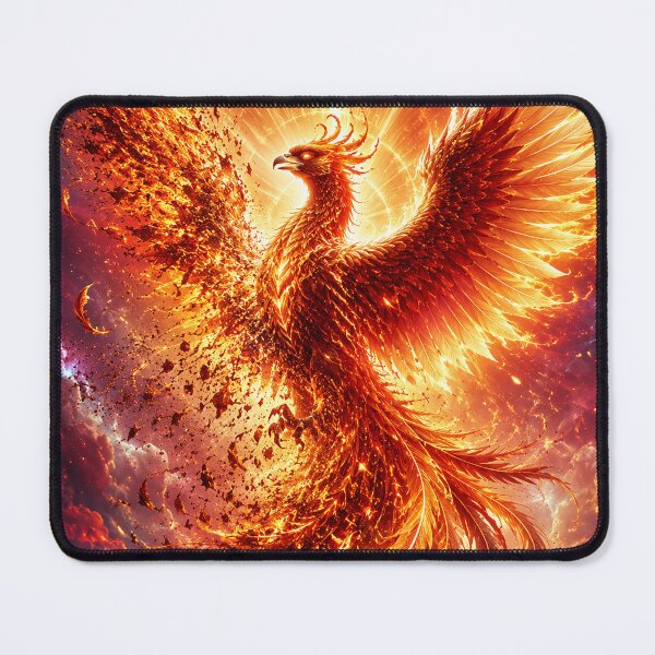 Item preview, Phoenix Rebirth - Epic Fire Bird Fantasy Art | Mythical Phoenix Rising designed and sold by DirtyGirlGraphics.