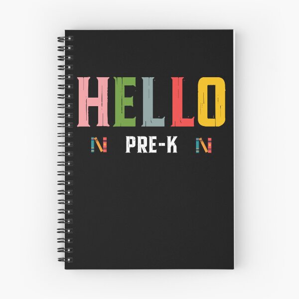 Item preview, First day of school Hello pre-k designed and sold by QuiteOrbit.