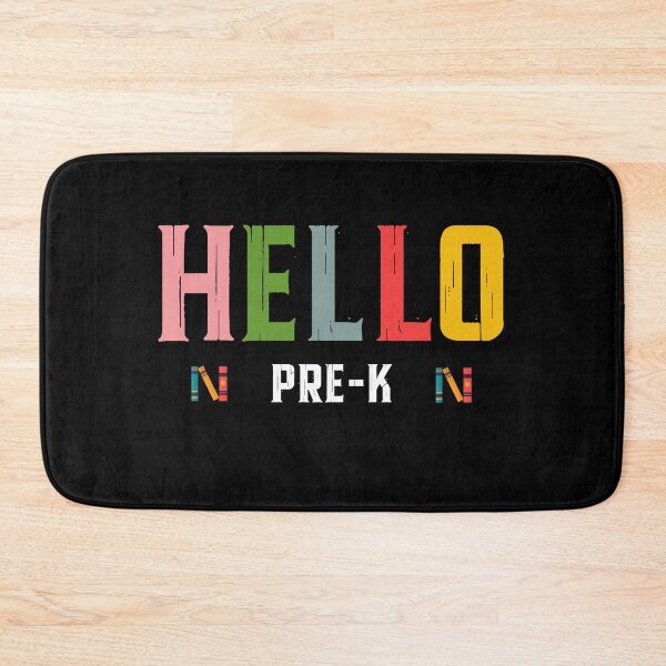 Item preview, First day of school Hello pre-k designed and sold by QuiteOrbit.