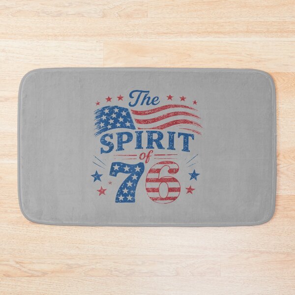 Item preview, Retro Spirit of 76 250th Anniversary Patriotic American Flag designed and sold by ArleneRowe.