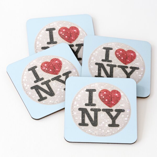 Item preview, I Love NY Disco Ball designed and sold by Ellie Dyer.