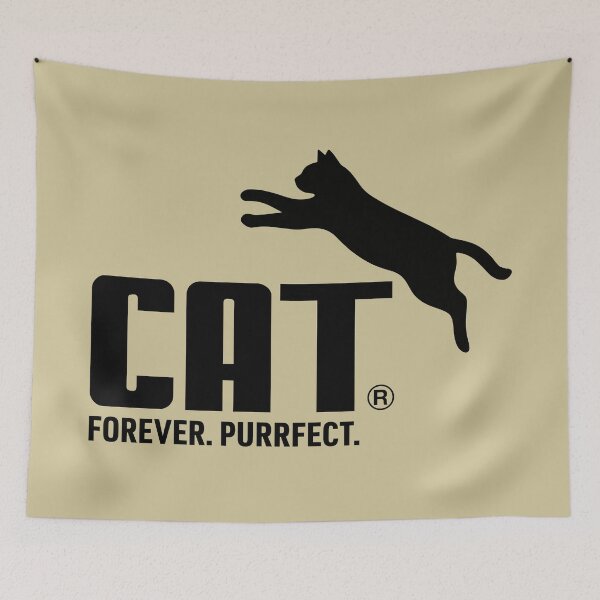 Item preview, Forever Purrfect Funny Cat Art Nº 2 designed and sold by San Studios Co..