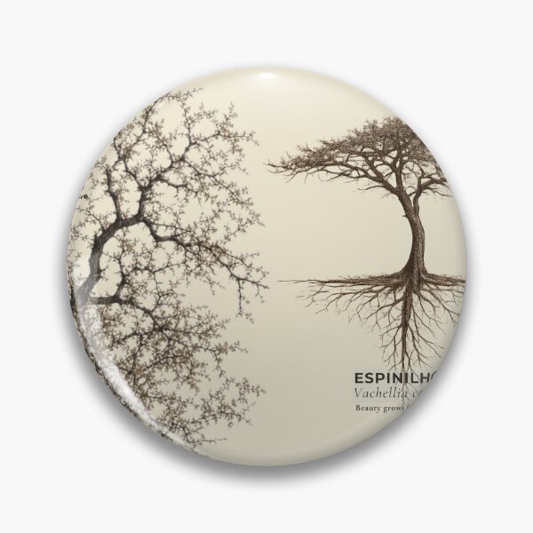 Item preview, Espinilho XI — Rooted Essence – Botanical Tree Illustration – Quiet Nature Design designed and sold by NaileyCreative.