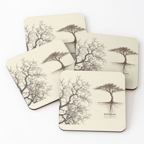 Item preview, Espinilho XI — Rooted Essence – Botanical Tree Illustration – Quiet Nature Design designed and sold by NaileyCreative.