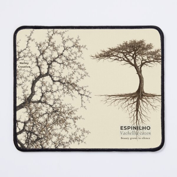 Item preview, Espinilho XI — Rooted Essence – Botanical Tree Illustration – Quiet Nature Design designed and sold by NaileyCreative.