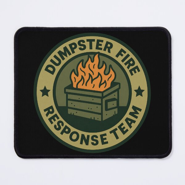 Item preview, Dumpster Fire Response Team Leader Raccoon Spirit Division designed and sold by Verominunus.