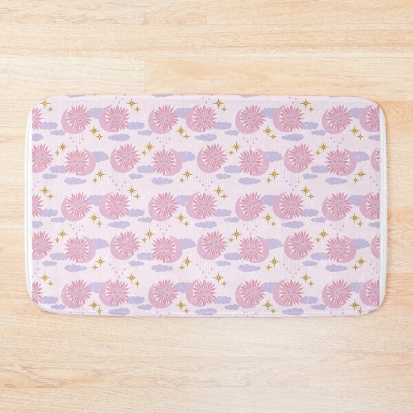 Item preview, Small  Pink Celestial Sun Moon Lavender Clouds Dreamy Cosmic Pattern designed and sold by DColourMuse.