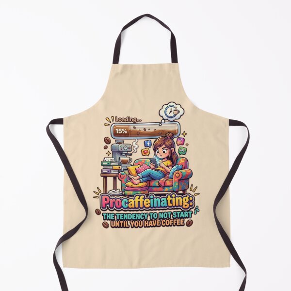 Item preview, Procaffeinating Coffee Social Media designed and sold by dreamkaistudios.