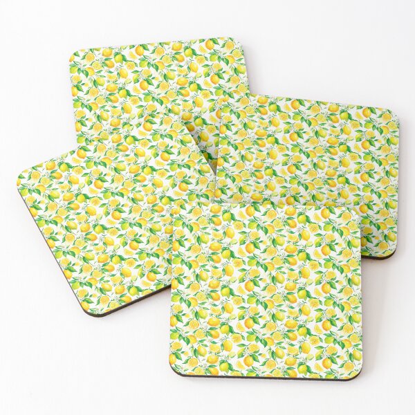 Item preview, Watercolor Lemon Pattern | Fresh Citrus Botanical Seamless Floral Design designed and sold by zycs.