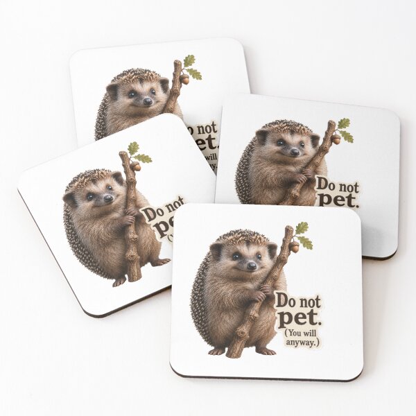Item preview, Cozy Hedgehog Rustic Sticker designed and sold by HenryHog.