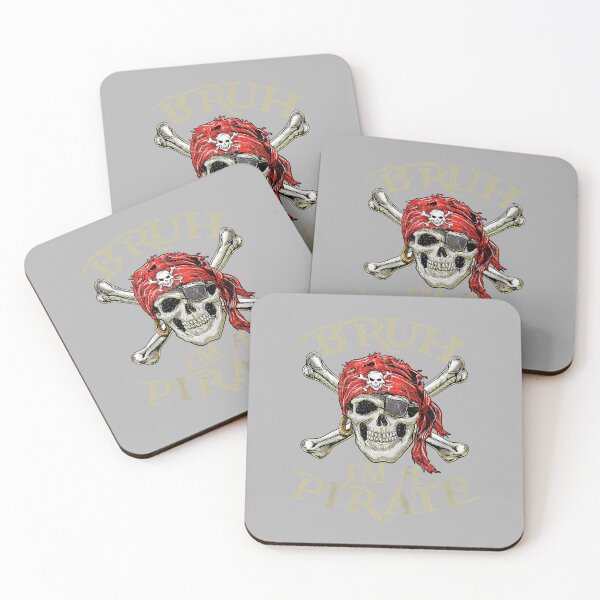 Item preview, Skull and Crossbones Bruh I'm a Pirate designed and sold by ArleneRowe.