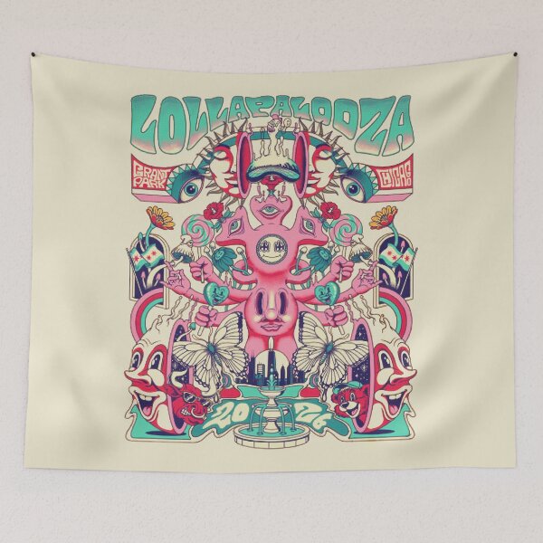 Item preview, Lollapalooza 2026 Grant Park Abstract designed and sold by iambunistudio.