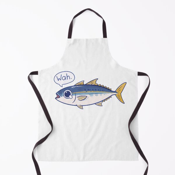 Item preview, Cute Kawaii Tuna Fish WAH Sticker designed and sold by HoloHugDesigns.