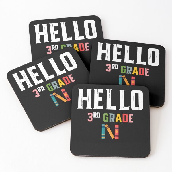 Item preview, Hello third Grade Team 3rd Grade Back to School designed and sold by QuiteOrbit.