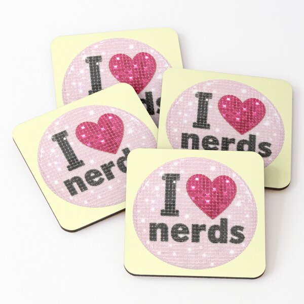 Item preview, I Love Nerds Disco Ball designed and sold by Ellie Dyer.