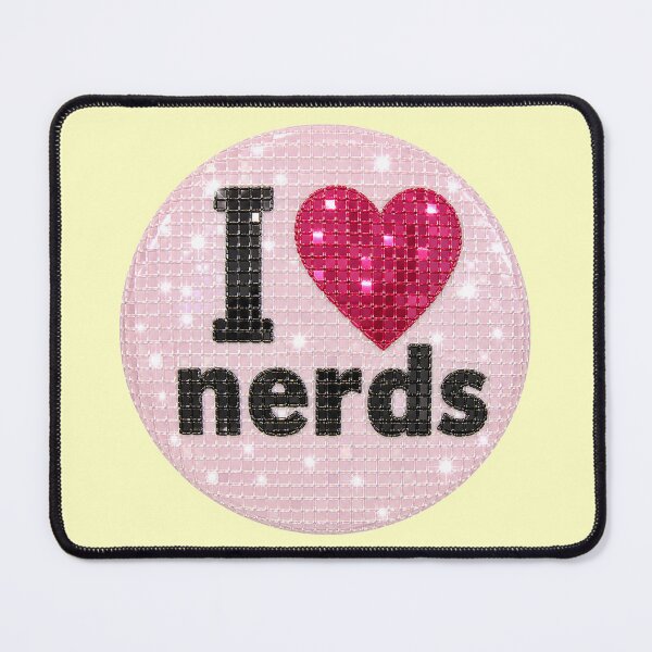 Item preview, I Love Nerds Disco Ball designed and sold by Ellie Dyer.