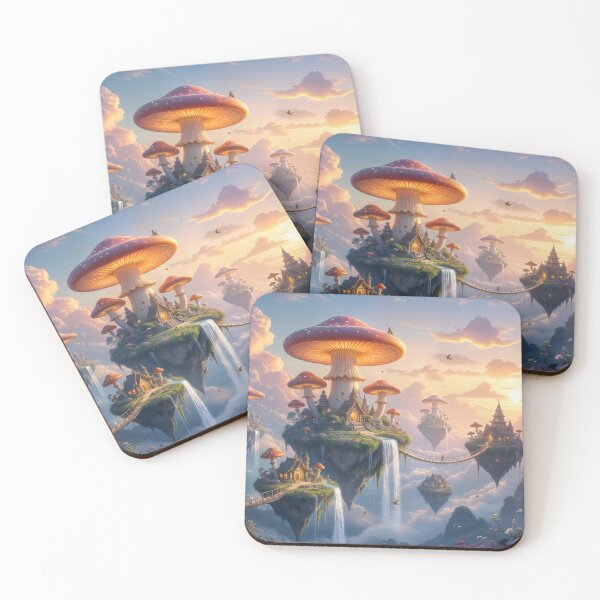 Item preview, A Kingdom of Mushrooms designed and sold by Fanta-sticky.