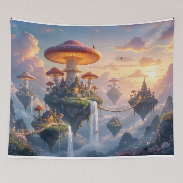 Item preview, A Kingdom of Mushrooms designed and sold by Fanta-sticky.