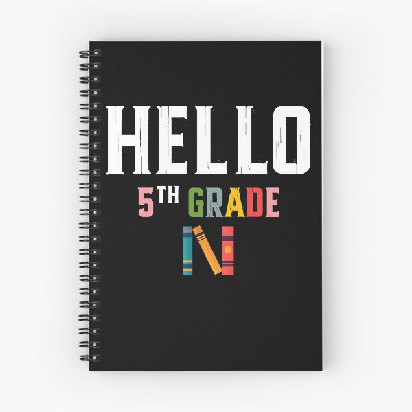 Item preview, Hello 5th Grade Back to School designed and sold by QuiteOrbit.