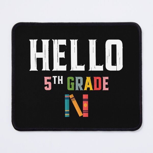 Item preview, Hello 5th Grade Back to School designed and sold by QuiteOrbit.