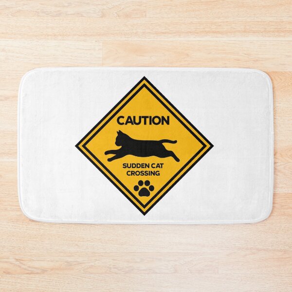 Item preview, Caution: Sudden Cat Crossing Japan Art designed and sold by San Studios Co..