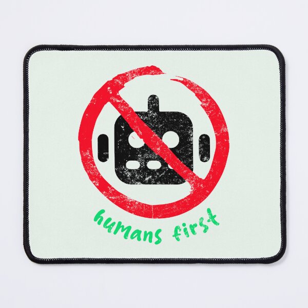 Item preview, No AI Logo / Anti-AI Symbol designed and sold by Frank J. Art.