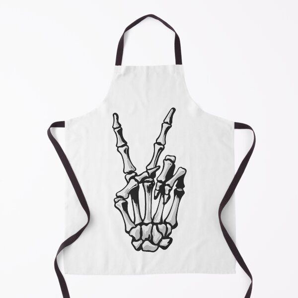 Item preview, Skeleton Hand Halloween Peace Sign designed and sold by pixiedustpaint.